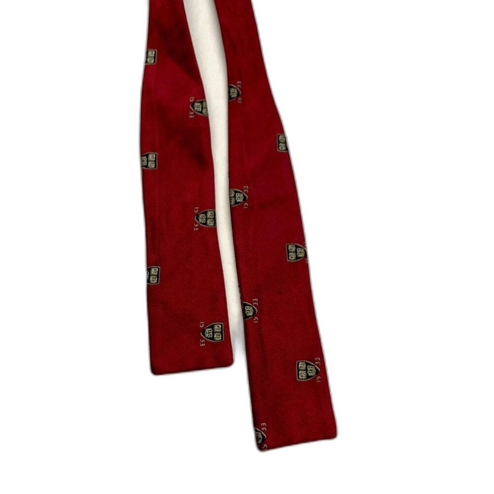 Vintage Harvard Medical School Bow Tie Class of 1933 Veritas Maroon 40s 50s